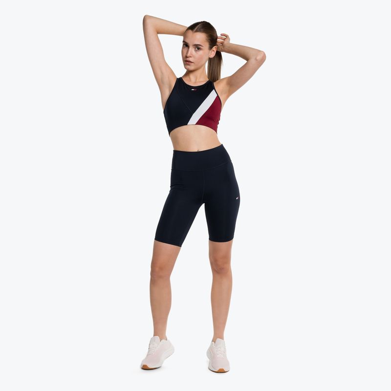 Шорти для тренувань жіночі Tommy Hilfiger Essentials Rw Fitted Knit blue 2