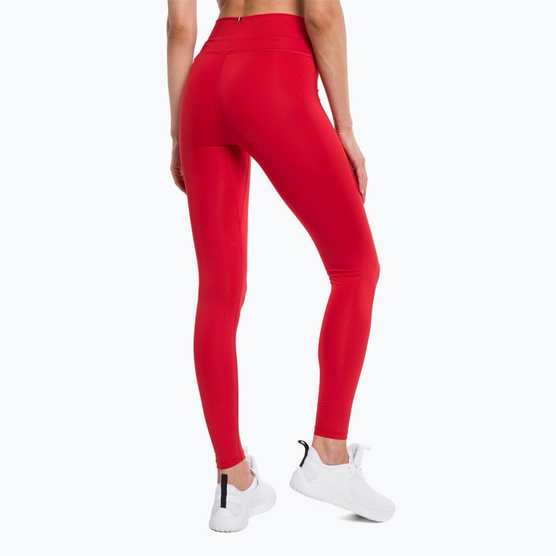 Легінси тренувальні жіночі Tommy Hilfiger Essentials Rw Full Length red 3