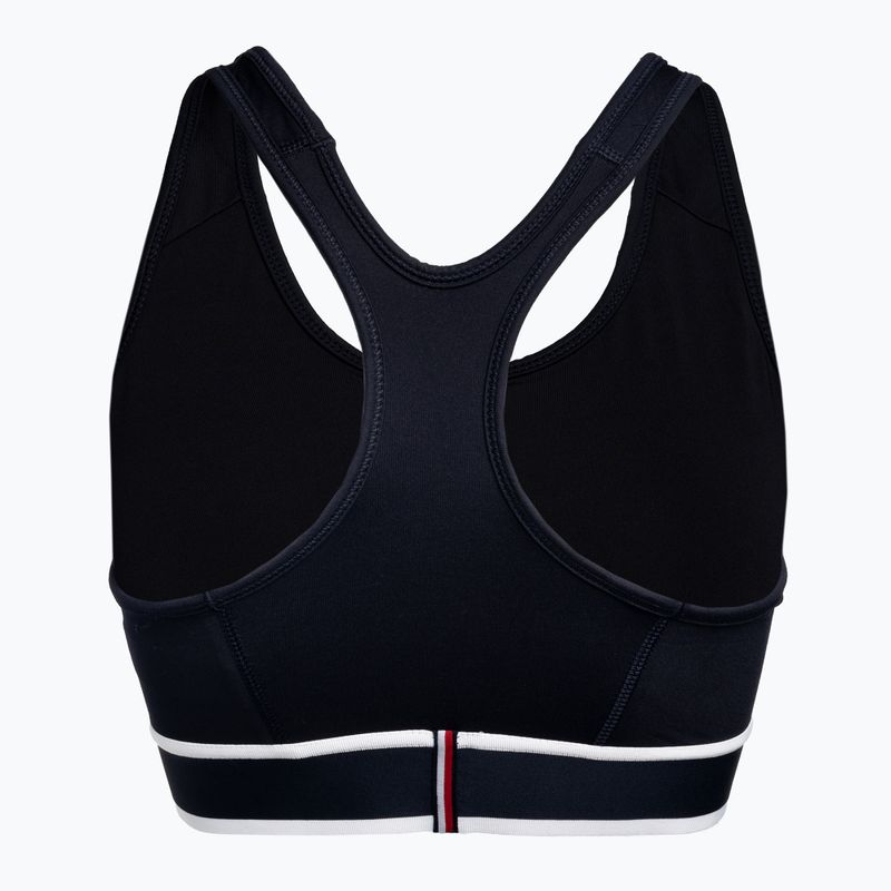 Бюстгальтер спортивний Tommy Hilfiger Mid Int Tape Racer Back blue 6