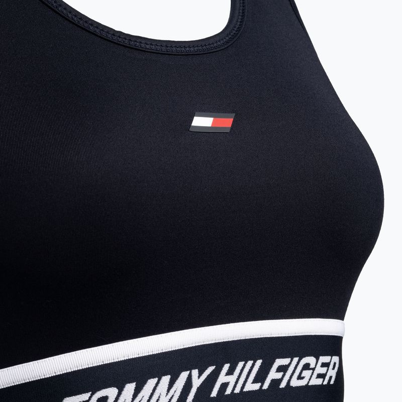 Бюстгальтер спортивний Tommy Hilfiger Mid Int Tape Racer Back blue 7