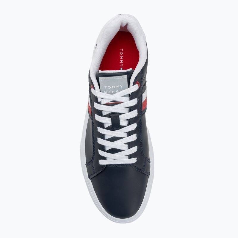 Кросівки чоловічі Tommy Hilfiger Essential Leather Cupsole desert sky 5