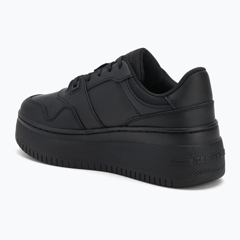 Кросівки жіночі Tommy Jeans Retro Basket Flatform Ess triple black 3