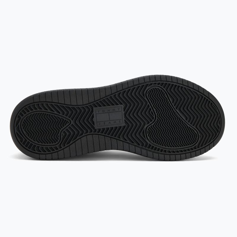 Кросівки жіночі Tommy Jeans Retro Basket Flatform Ess triple black 4