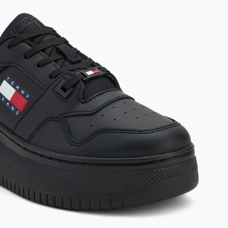 Кросівки жіночі Tommy Jeans Retro Basket Flatform Ess triple black 7