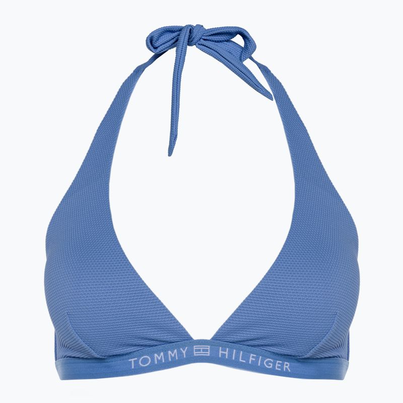Купальник Tommy Hilfiger Triangle Fixed Rp синій топ з заклинанням