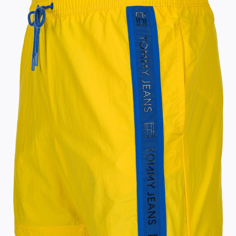 Шорти для плавання чоловічі Tommy Jeans SF Medium Drawstring Side Tape vivid yellow 3