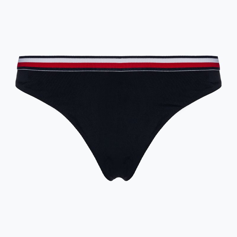 Tommy Hilfiger Cheeky High Leg Bikini внизу пустельного неба