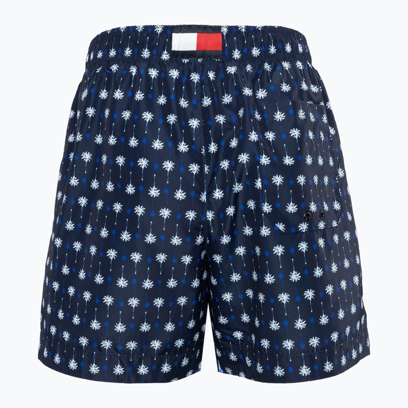 Шорти для плавання чоловічі Tommy Hilfiger Medium Drawstring Print mini palm pattern desert sky 2