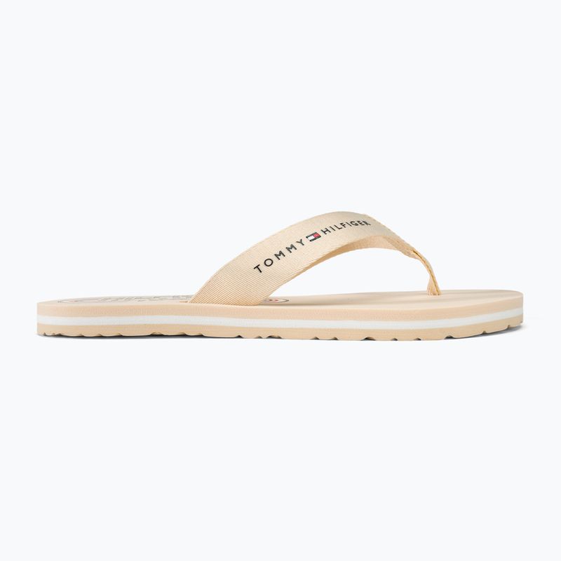 Жіночі шльопанці Tommy Hilfiger Global Stripes Flat Beach Sandal бязь 2