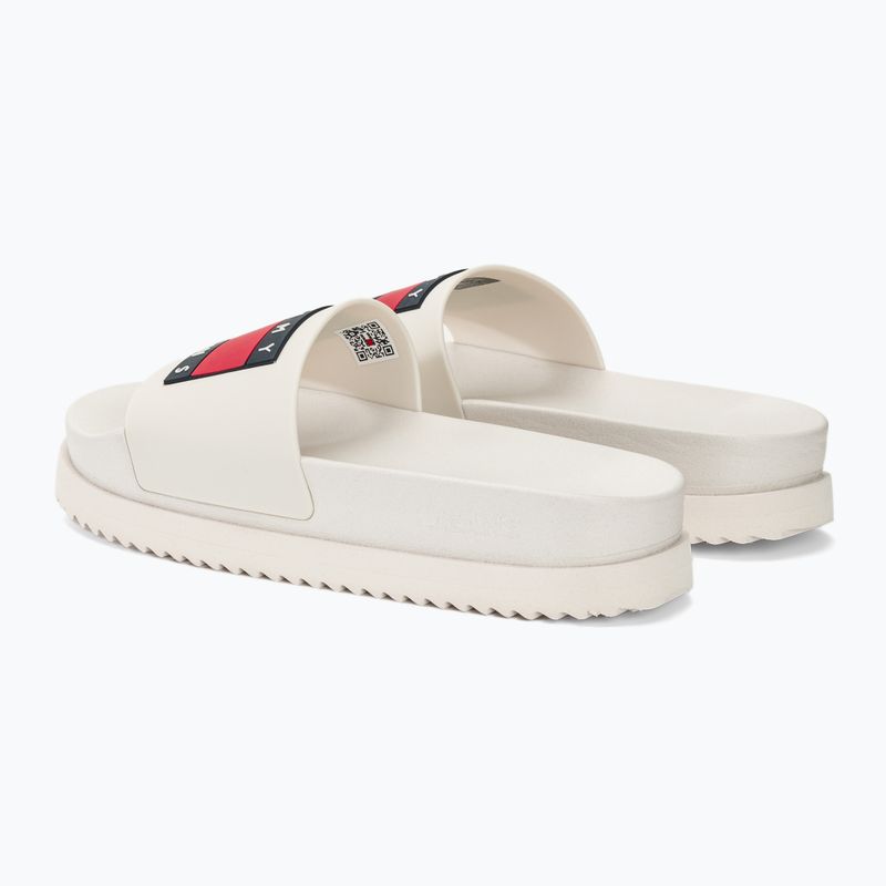 Шльопанці жіночі Tommy Jeans Elevated Flatform Slide ecru 3