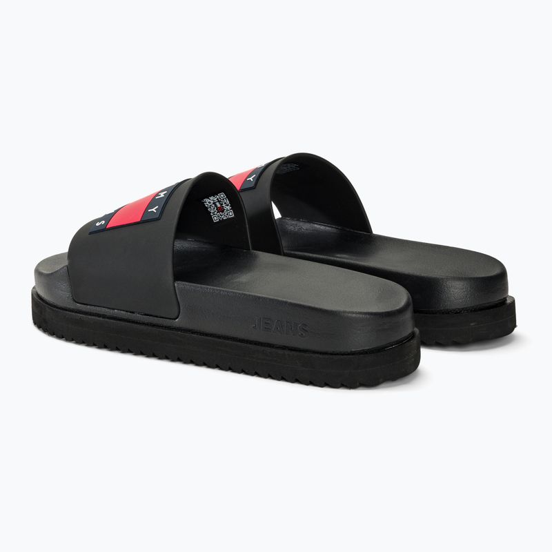 Шльопанці жіночі Tommy Jeans Elevated Flatform Slide black 3