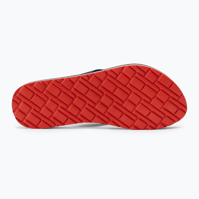 Жіночі шльопанці Tommy Hilfiger Global Stripes Flat Beach Sandal червоний білий синій 4