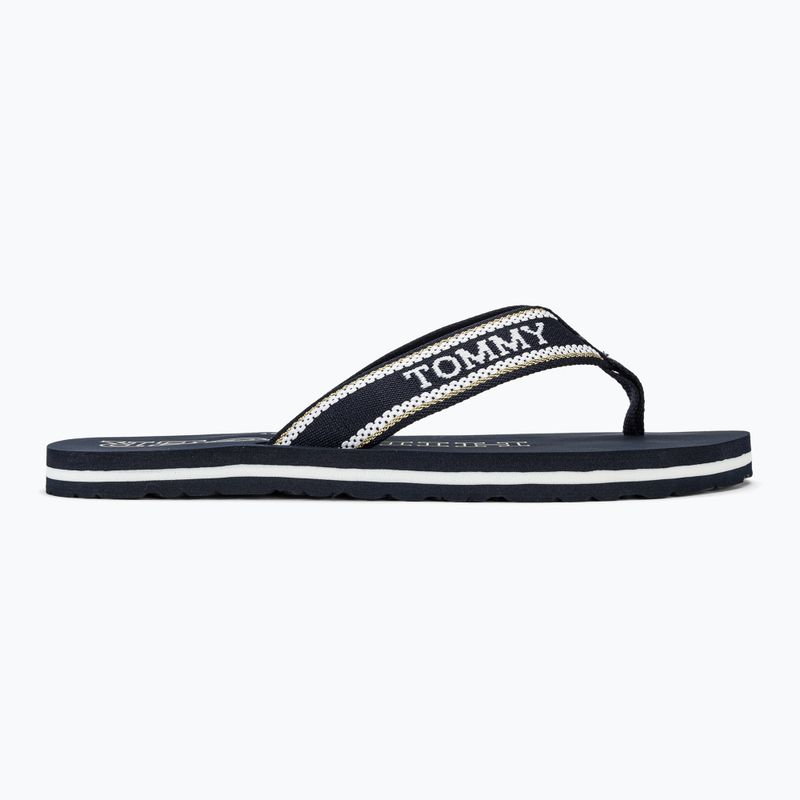 Tommy Hilfiger Beach Sandal жіночі шльопанці космічний синій 2