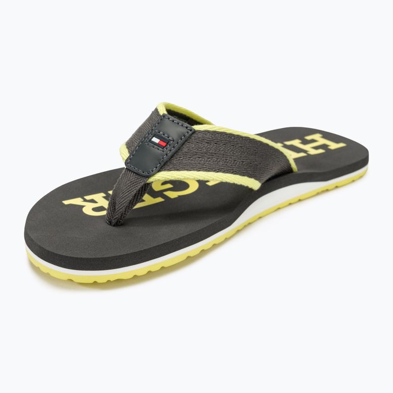 Чоловічі шльопанці Tommy Hilfiger Patch Beach Sandal темно-попелясті 7