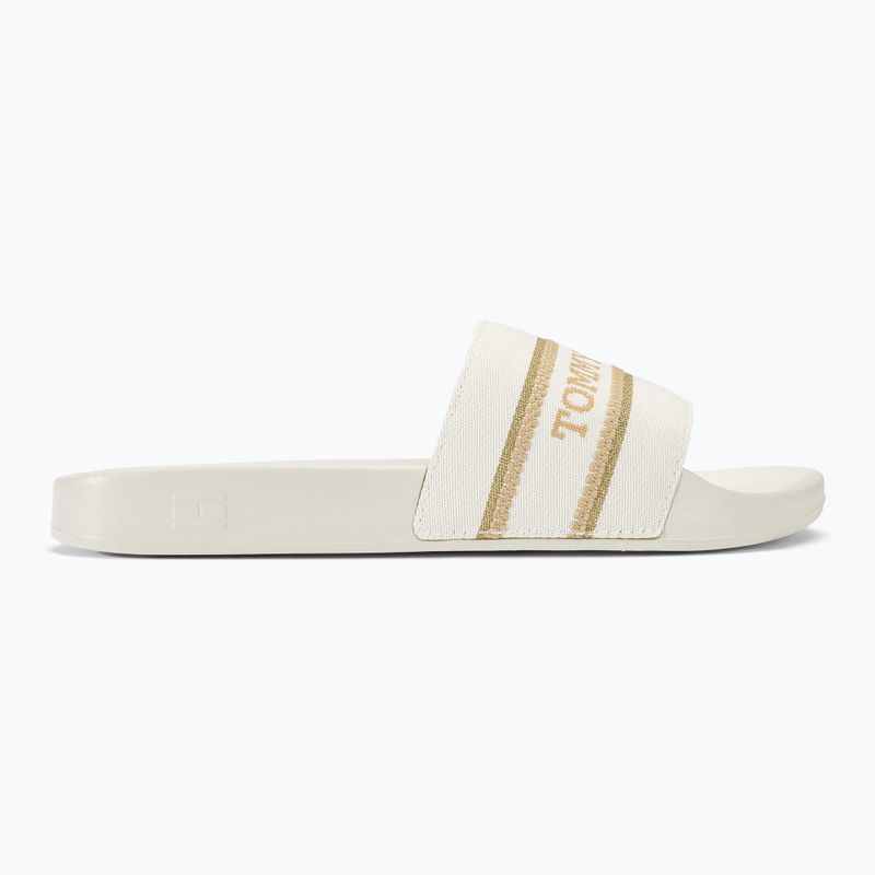 Шльопанці жіночі Tommy Hilfiger Poolslide With Webbing ecru 2