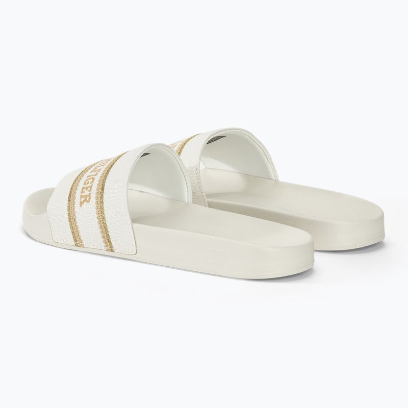 Шльопанці жіночі Tommy Hilfiger Poolslide With Webbing ecru 3