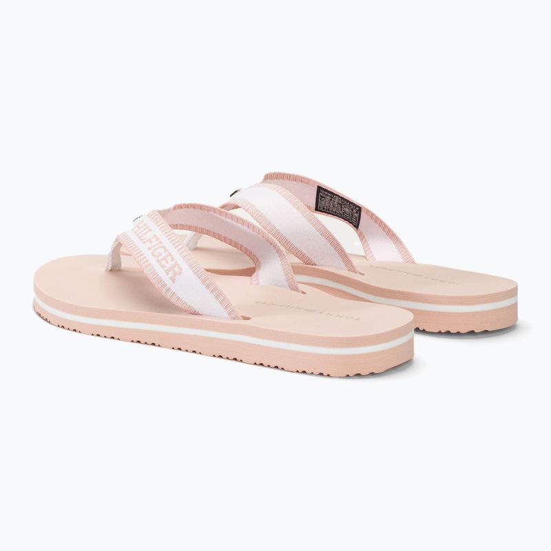 Шльопанці жіночі Tommy Hilfiger Webbing Pool Slide 0LA ecru/whimsy pink 3