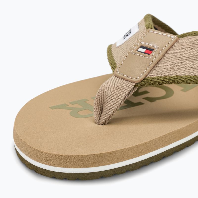 Чоловічі шльопанці Tommy Hilfiger Patch Beach Sandal бежеві шльопанці 7