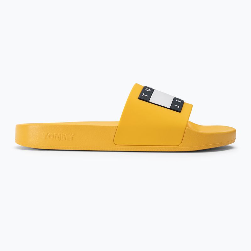 Шльопанці чоловічі Tommy Jeans Pool Slide Ess warm yellow 2