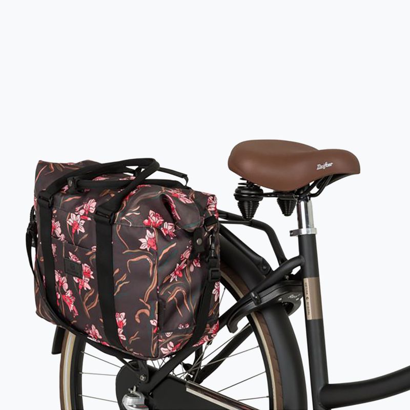Сумка велосипедна на багажник FastRider Nyla Shopper Single Bike Bag Trend Click'nGo 20 л flourish 9