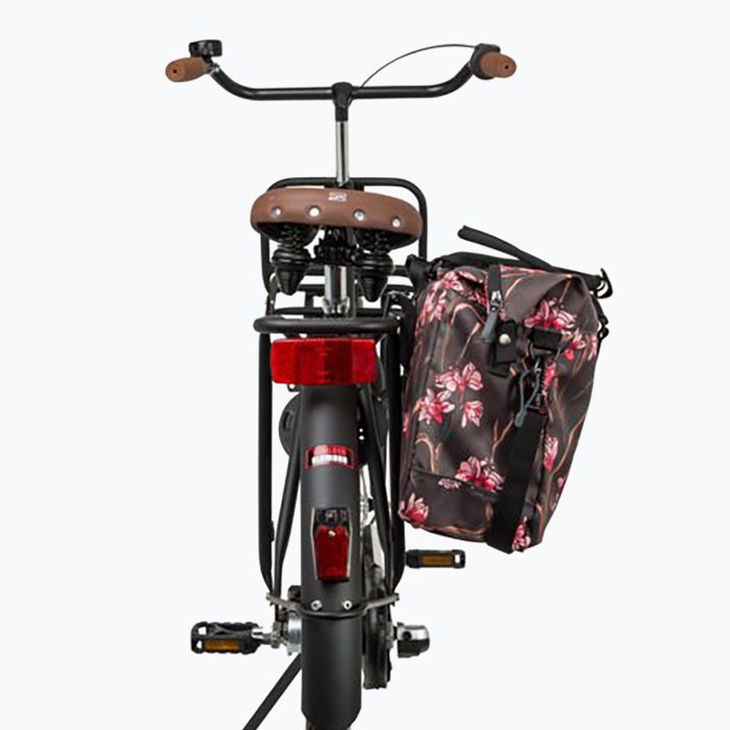 Сумка велосипедна на багажник FastRider Nyla Shopper Single Bike Bag Trend Click'nGo 20 л flourish 10