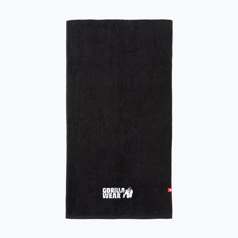 Рушник для тренажерного залу Gorilla Wear Zip Pocket чорний