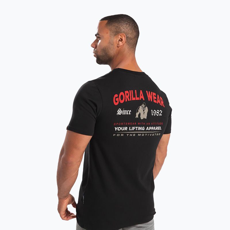 Футболка для тренувань чоловіча Gorilla Wear Warren black 3