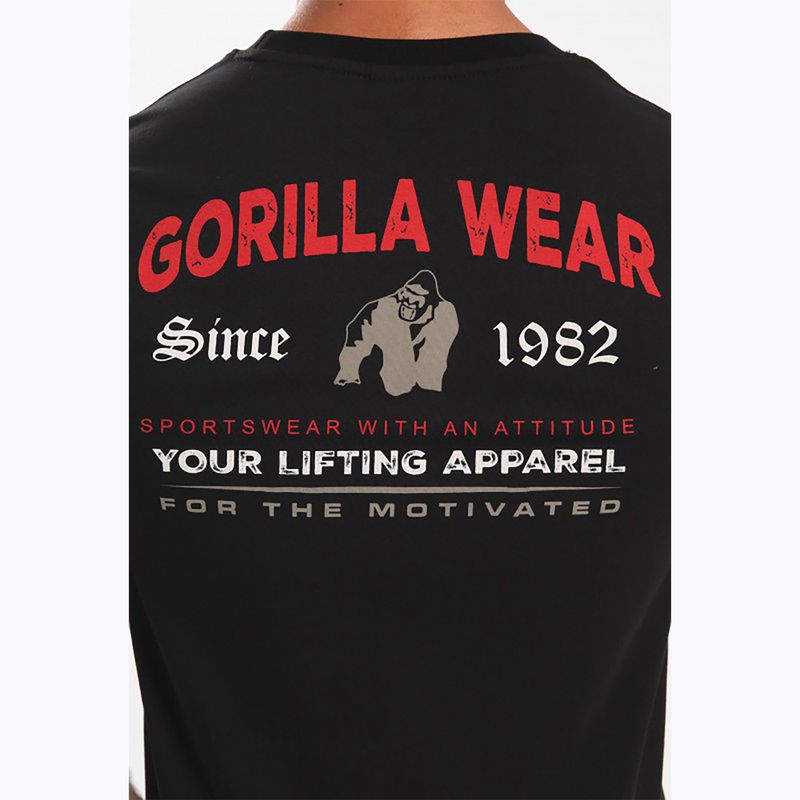 Футболка для тренувань чоловіча Gorilla Wear Warren black 5