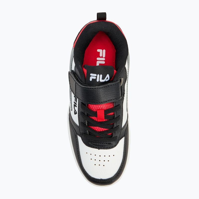 Дитячі кросівки FILA Rega Nf на липучках білі/чорні/червоні FILA 5