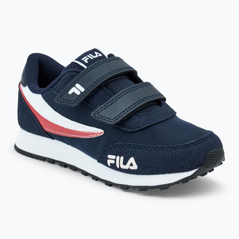 FILA Orbit Revolution дитячі кросівки на липучках fila navy