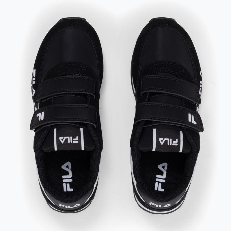Дитячі кросівки FILA Orbit Revolution на липучках чорні 10