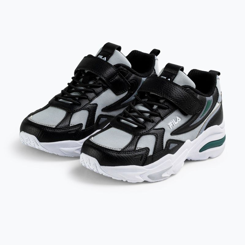Кросівки дитячі FILA Madrun Velcro black/posy green 2