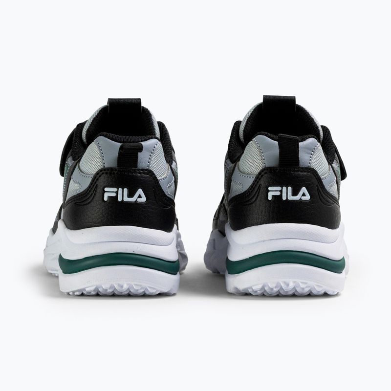 Кросівки дитячі FILA Madrun Velcro black/posy green 3