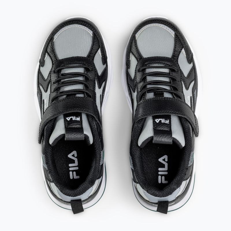 Кросівки дитячі FILA Madrun Velcro black/posy green 5