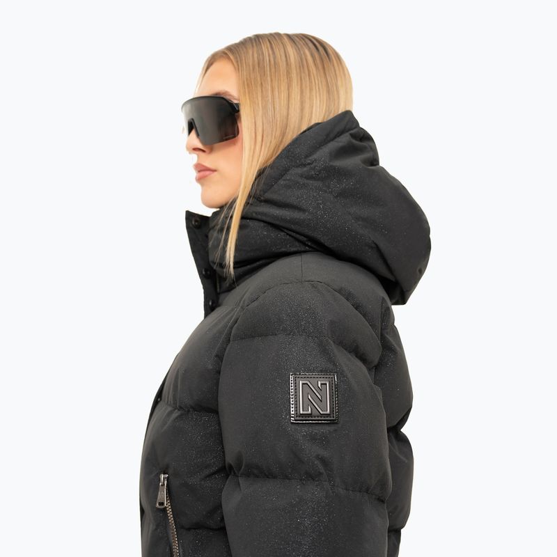 Жіноча гірськолижна куртка Nikkie Numa Glitter black 2