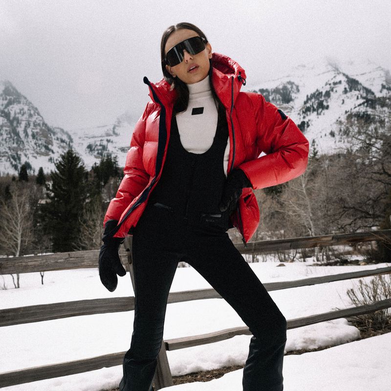 Жіноча лижна куртка Nikkie Nafferton racing red 9