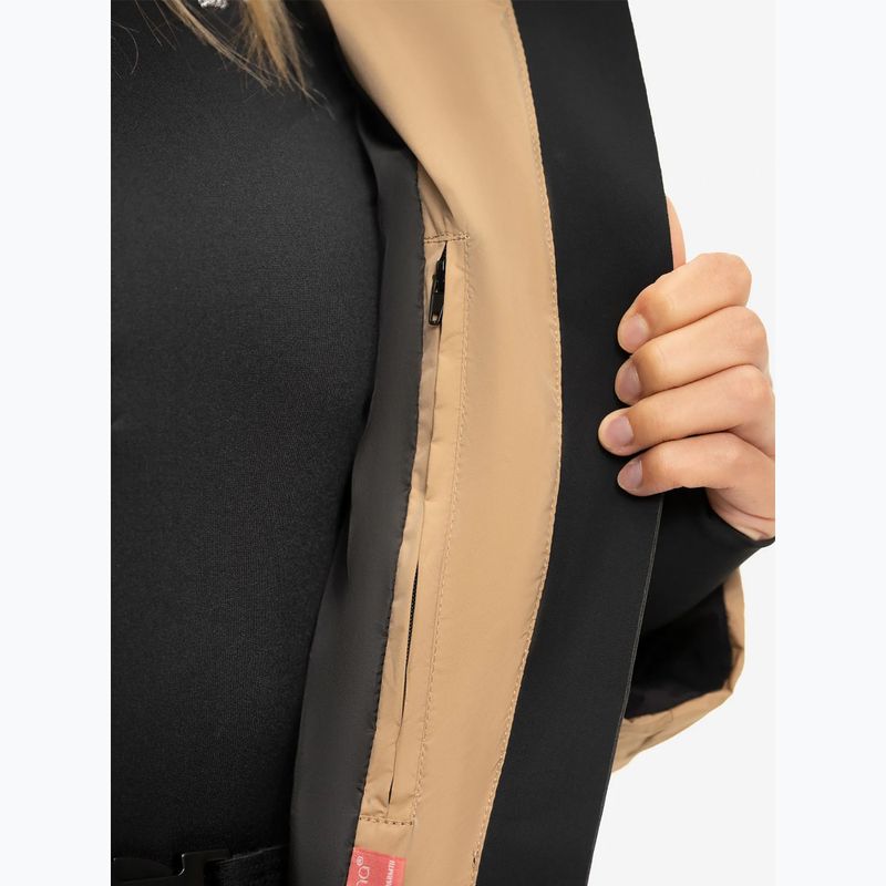 Куртка гірськолижна жіноча Nikkie Nateland Contrast hummus 3