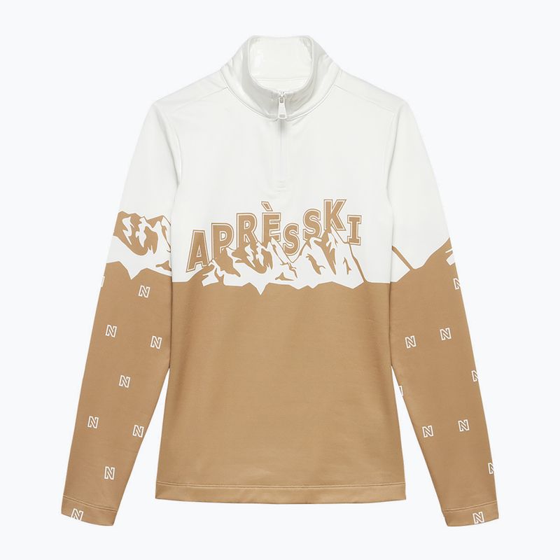 Кофта гірськолижна жіноча Nikkie Nantes Apres Ski Pully hummus 3