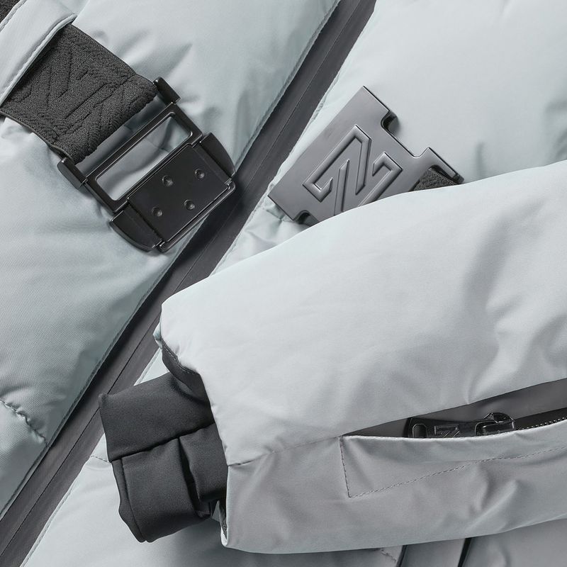 Жіноча лижна куртка Nikkie Nateland metallic silver 7