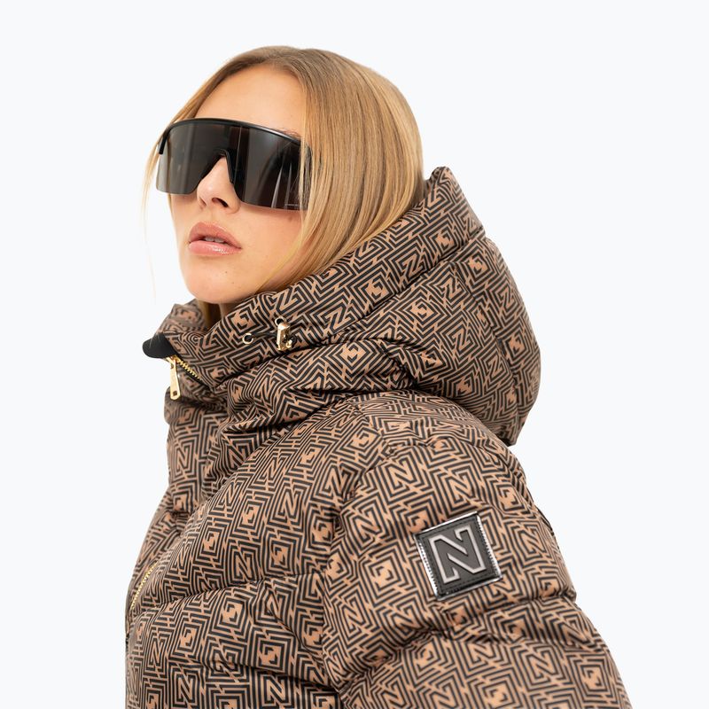 Жіноча лижна куртка Nikkie Newport Logo camel 2