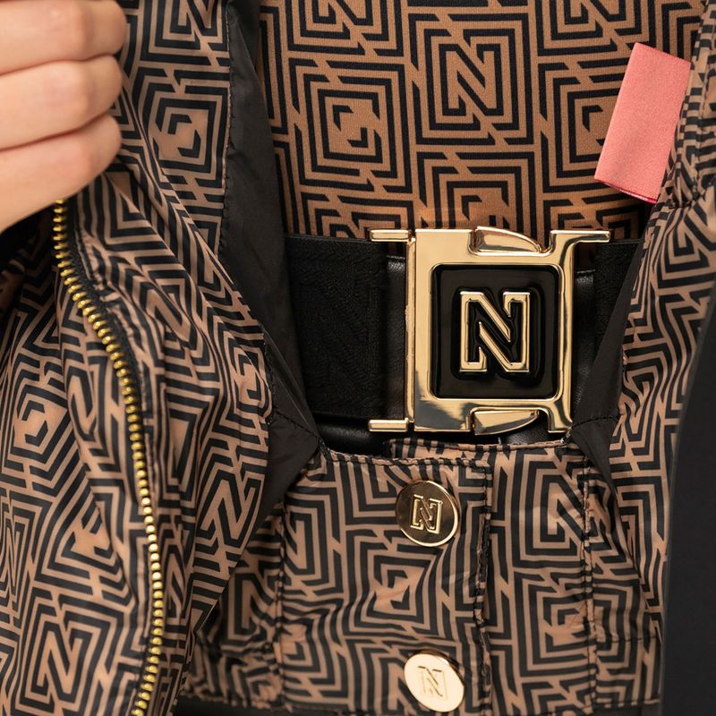 Куртка гірськолижна жіноча Nikkie Newport Logo camel 5