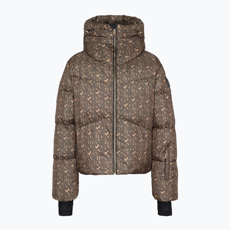 Жіноча лижна куртка Nikkie Newport Logo camel 6