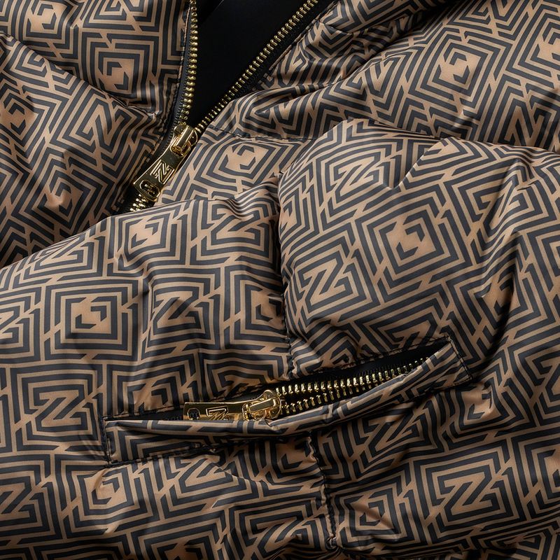 Куртка гірськолижна жіноча Nikkie Newport Logo camel 7