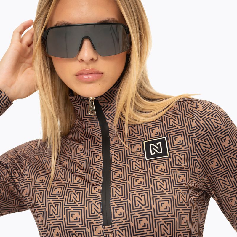 Кофта гірськолижна жіноча Nikkie Nantes Logo Ski Pully camel 2