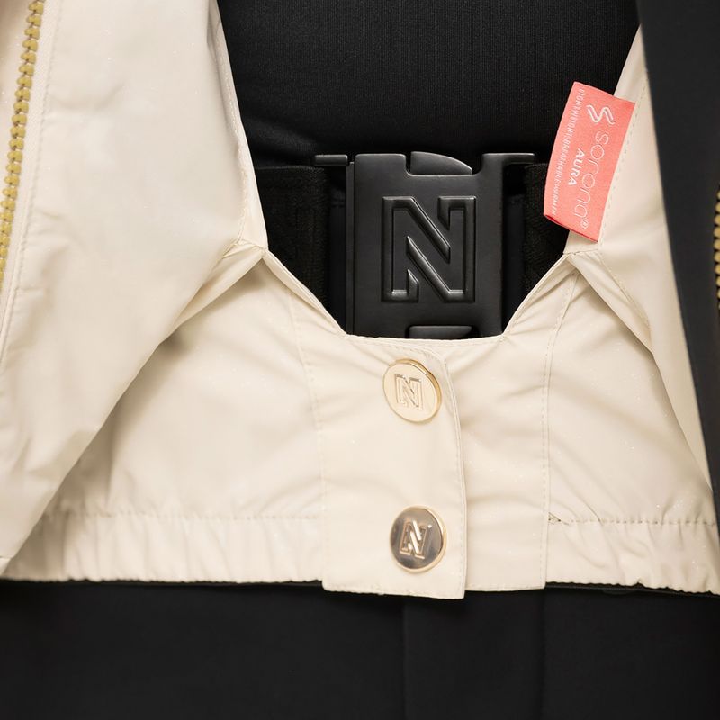 Куртка гірськолижна жіноча Nikkie Numa Glitter cream 5