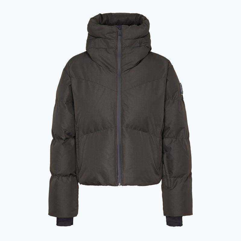 Жіноча гірськолижна куртка Nikkie Newport Melange black melange 5