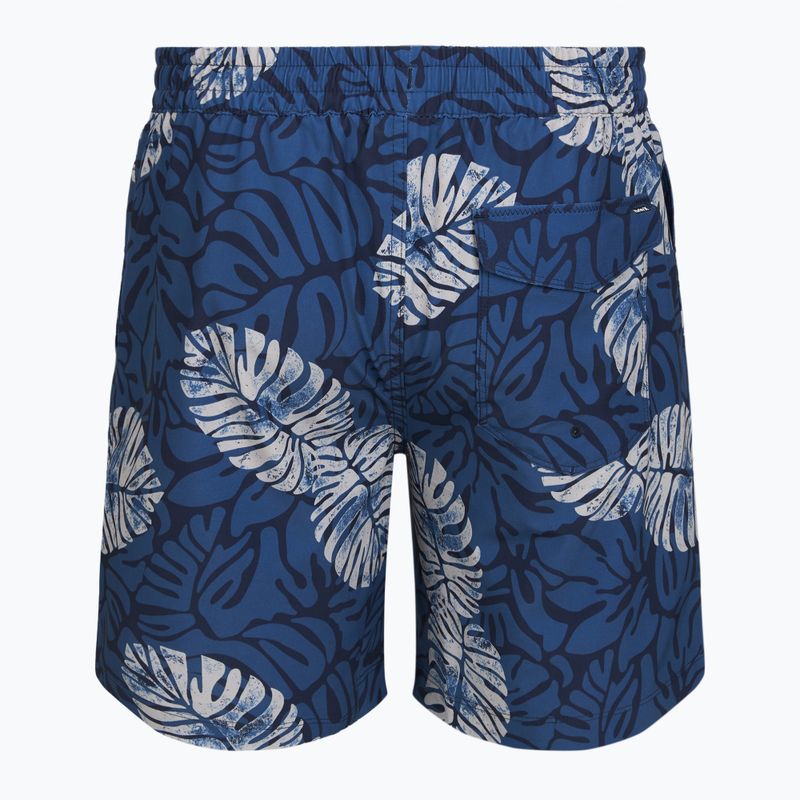 Шорти для плавання чоловічі Hurley Dypsis Leaves Volley Swim Short Navy 2