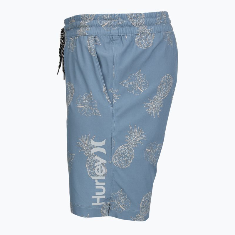 Шорти для плавання чоловічі Hurley Pineapple Volley Swim Short Blue/Brown 3