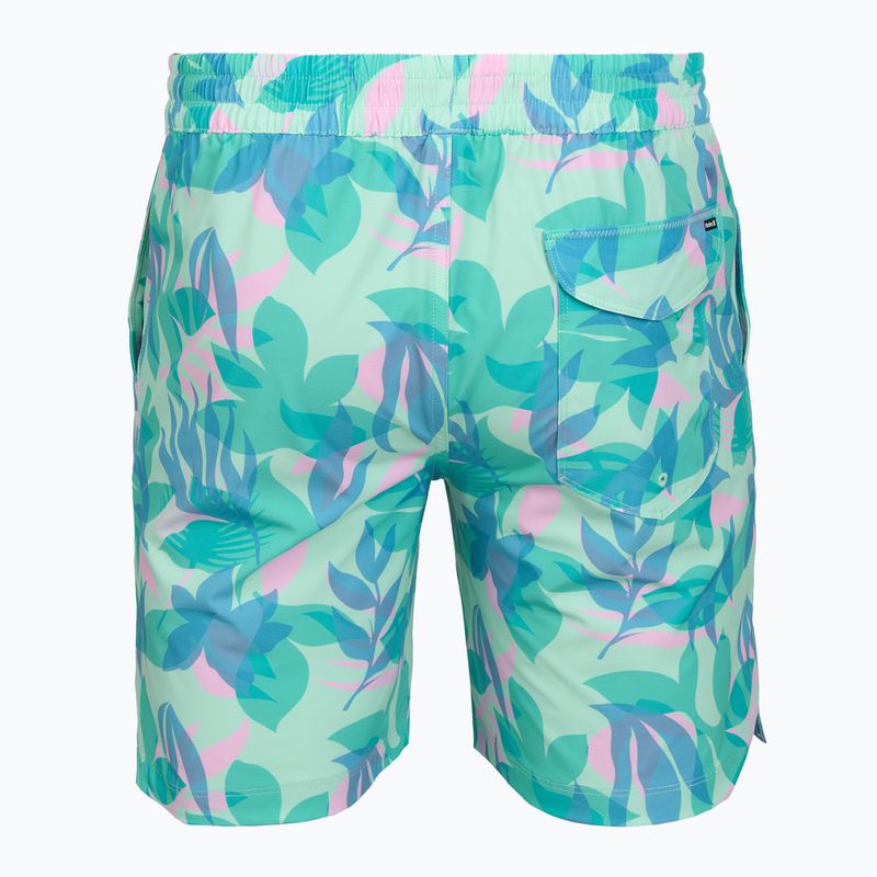Шорти для плавання чоловічі Hurley Aticama Volley Swim Short Blue/Aqua 2