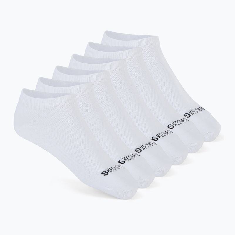 Шкарпетки жіночі SKECHERS Non Terry Low Cut 6 пар white traditional